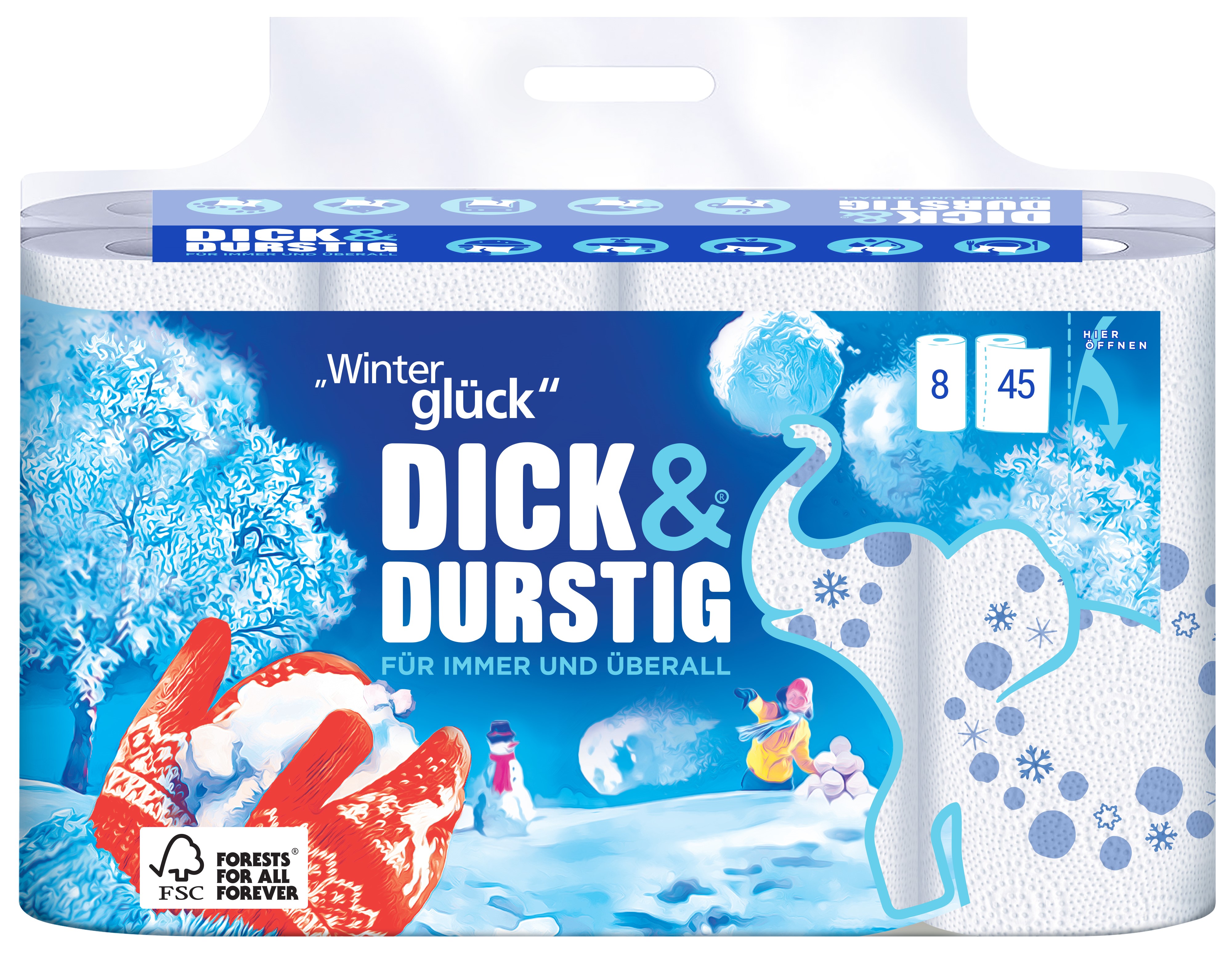 DICK&DURSTIG Edition Winter mit Dekor