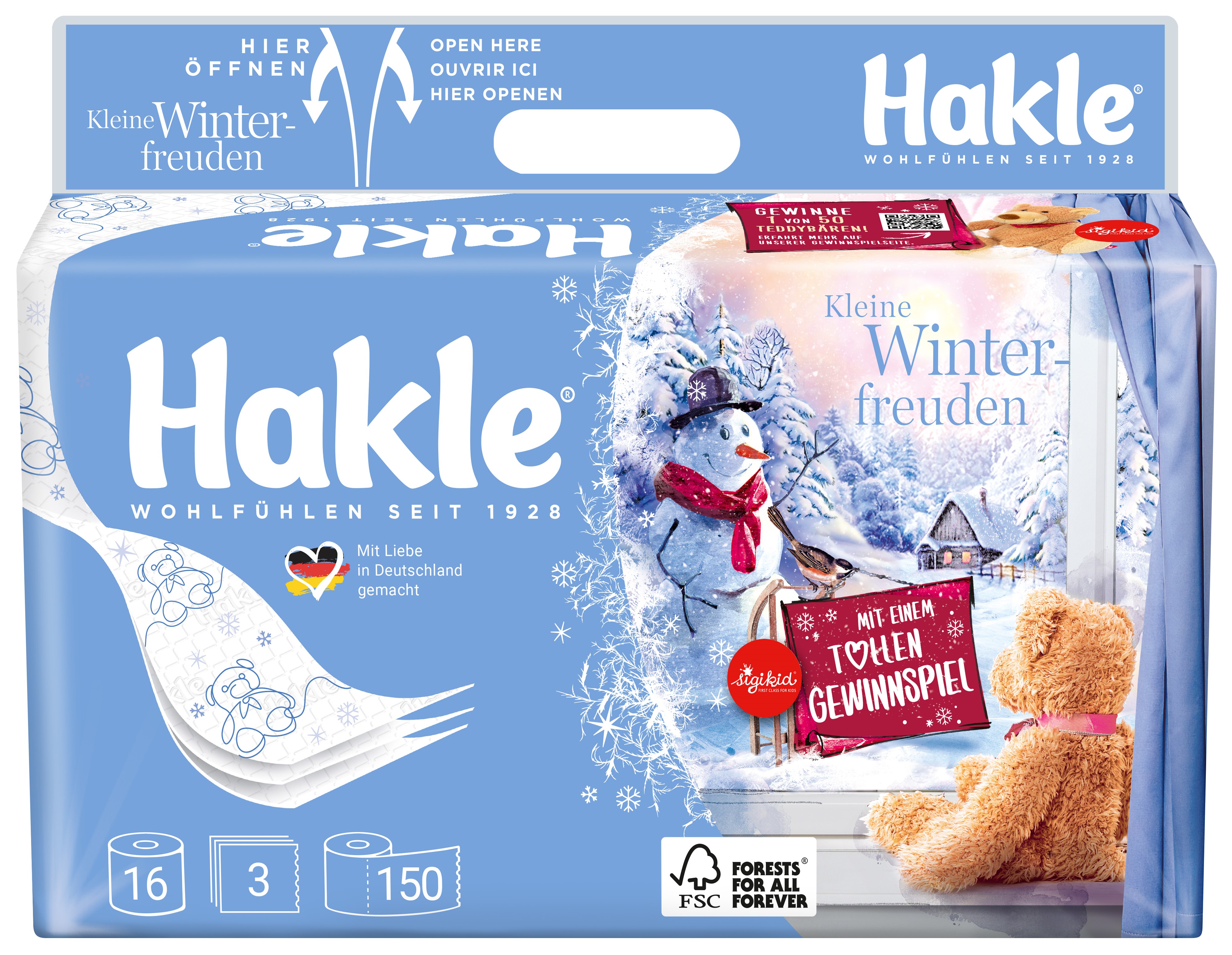 Hakle Toilettenpapier Edition Winter