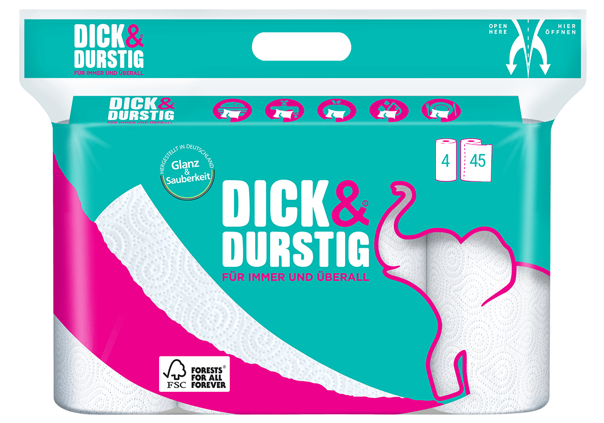 DICK&DURSTIG weiß