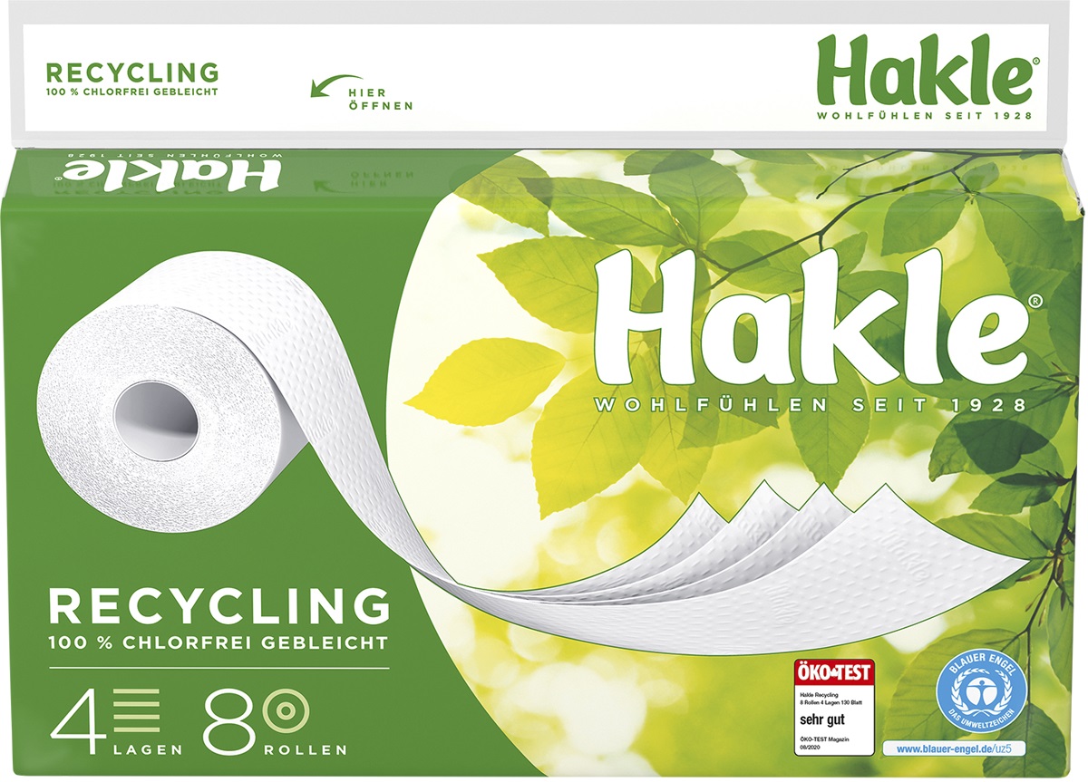 Hakle Toilettenpapier Recycling